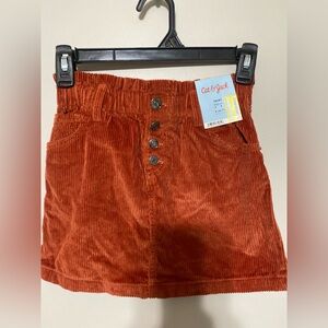 Cat & Jack Corduroy Skirt - Rust Orange